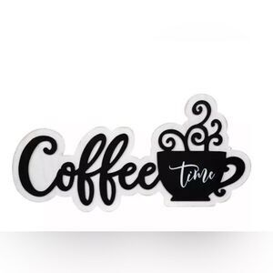 Coffee Time Wood Wall Decor